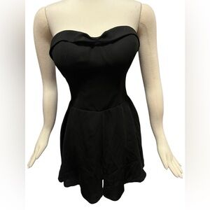 Guess brand strapless romper